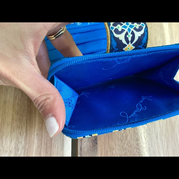 Vera Bradley Riviera Blue Wallet - Picture 6 of 9